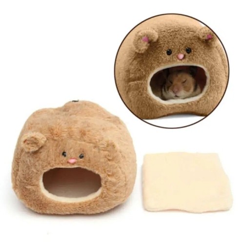 Winter cartoon hamster warm - winter,