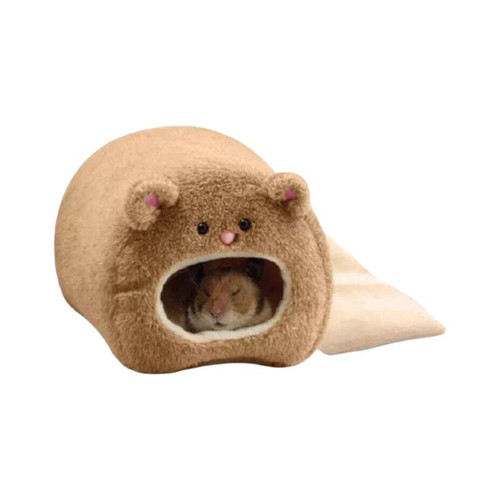 Winter cartoon hamster - winter,