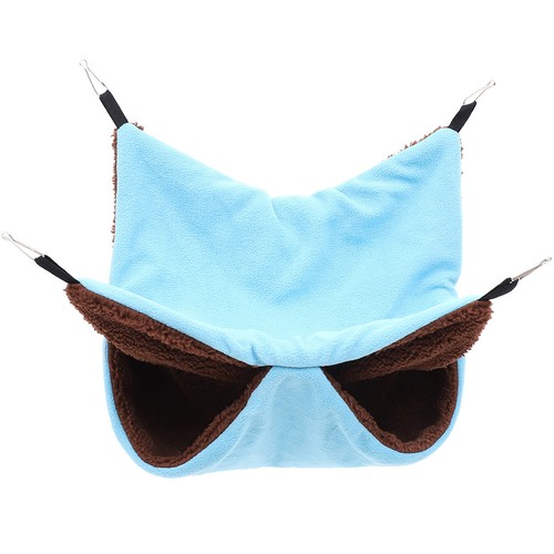 Comfortable sky blue hamster - comfortable,