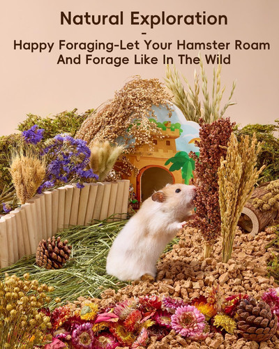 60pcs natural hamster - natural, bedding