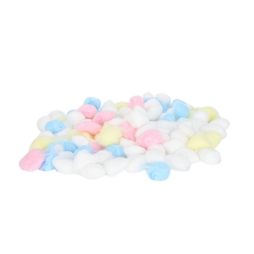 Natural colorful cotton ball - natural,