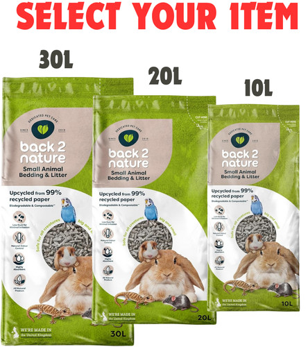 Back nature bedding litter - back,