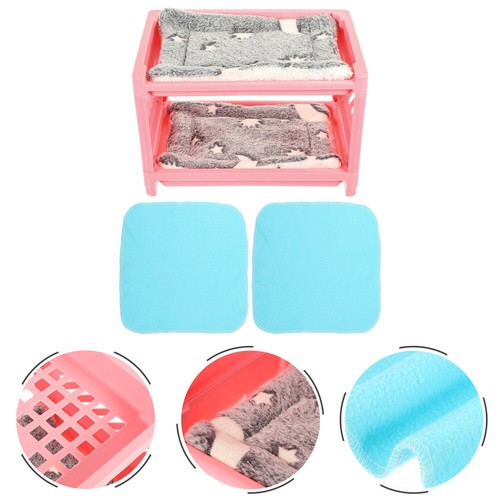 Pink guinea pig bunk beds - beds, cage