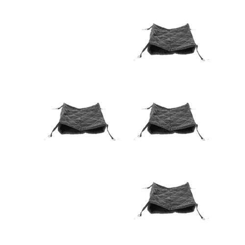 Grey plush double layer - layer, small